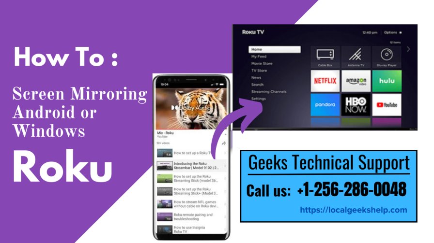 How To Screen Mirror On Roku